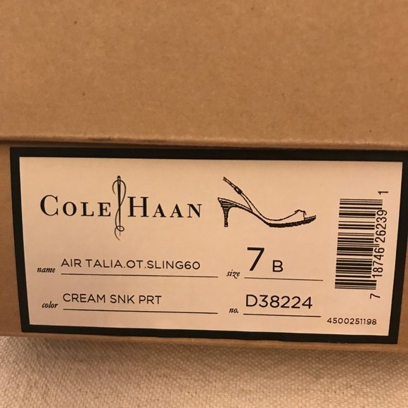 NEW COLE HAAN Air Talia Sling 60 slingback open toe US 7M - Picture 7 of 8
